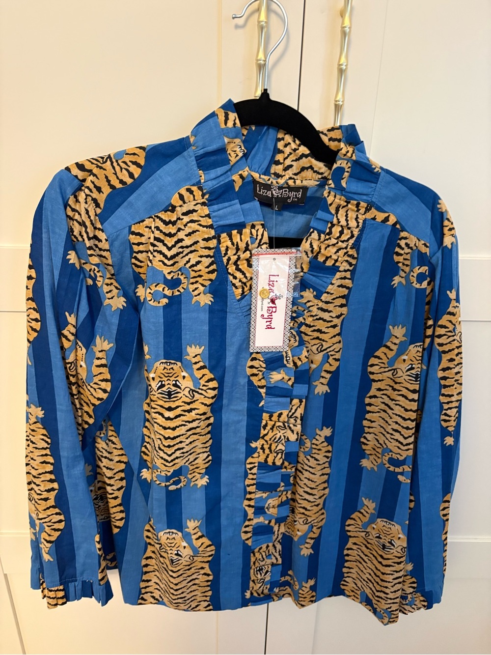 Liza Byrd leopard tunic